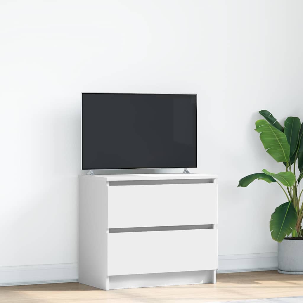TV Cabinet White 60x35x54 cm Engineered Wood