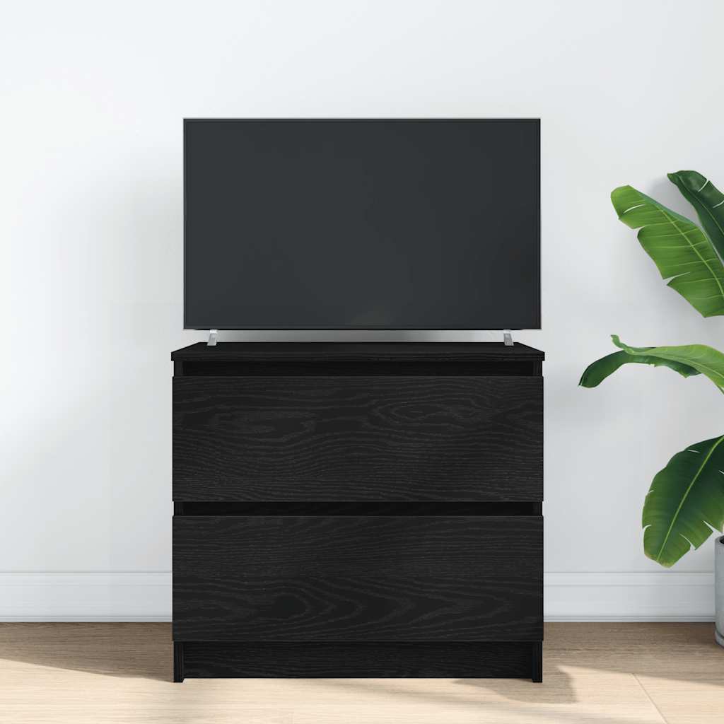 TV Cabinet Black 60x35x54 cm Engineered Wood