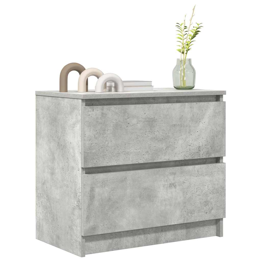 TV Cabinet Concrete Grey 60x35x54 cm Engineered Wood