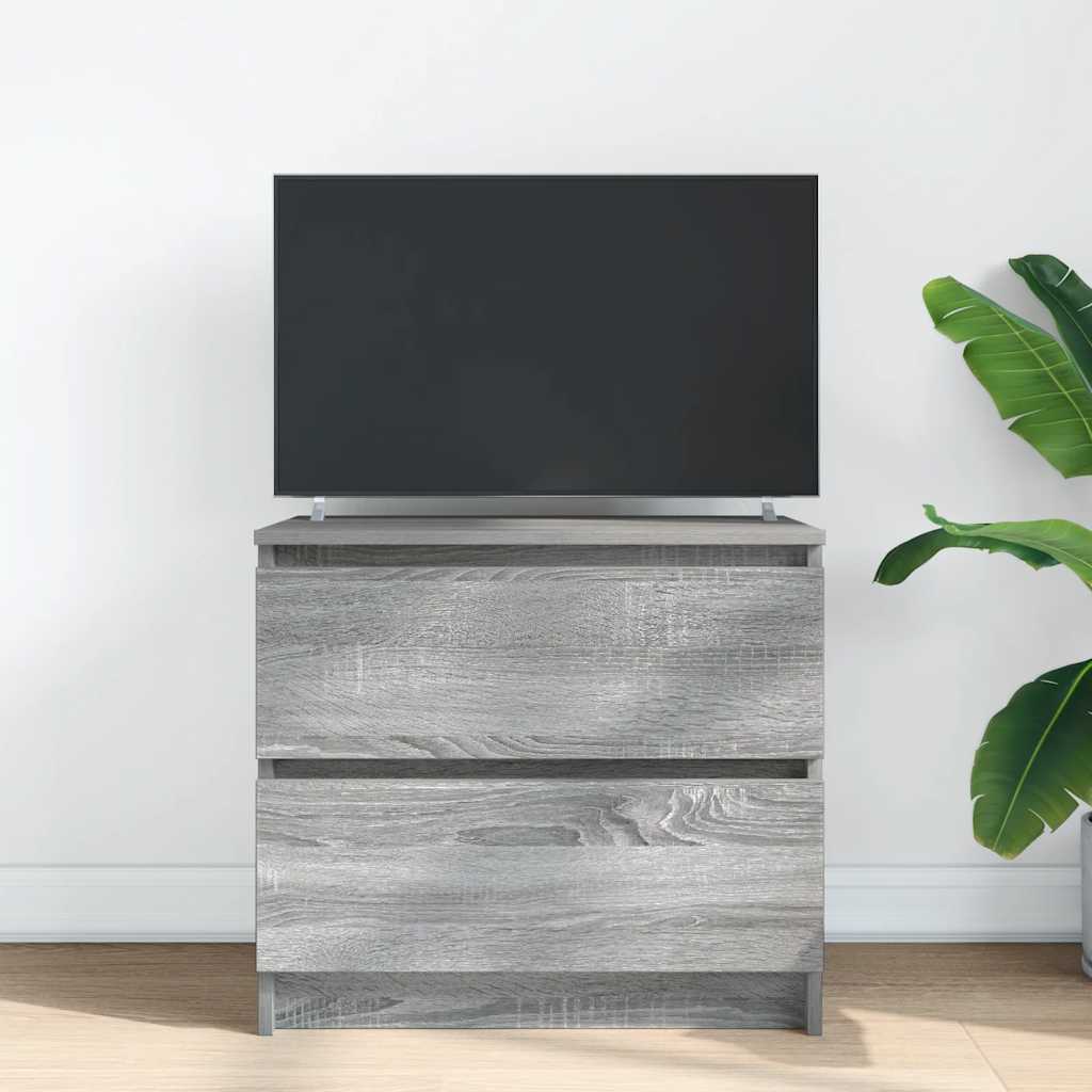 TV Cabinet Grey Sonoma 60x35x54 cm Engineered Wood