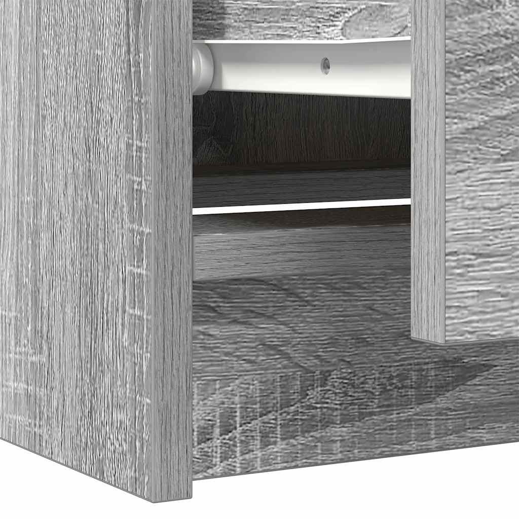 TV Cabinet Grey Sonoma 60x35x54 cm Engineered Wood
