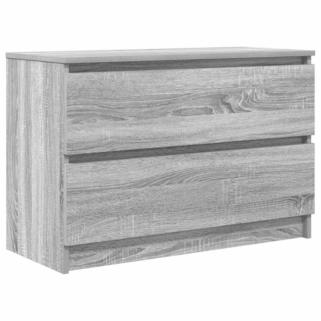 TV Cabinet Grey Sonoma 80x35x54 cm Engineered Wood