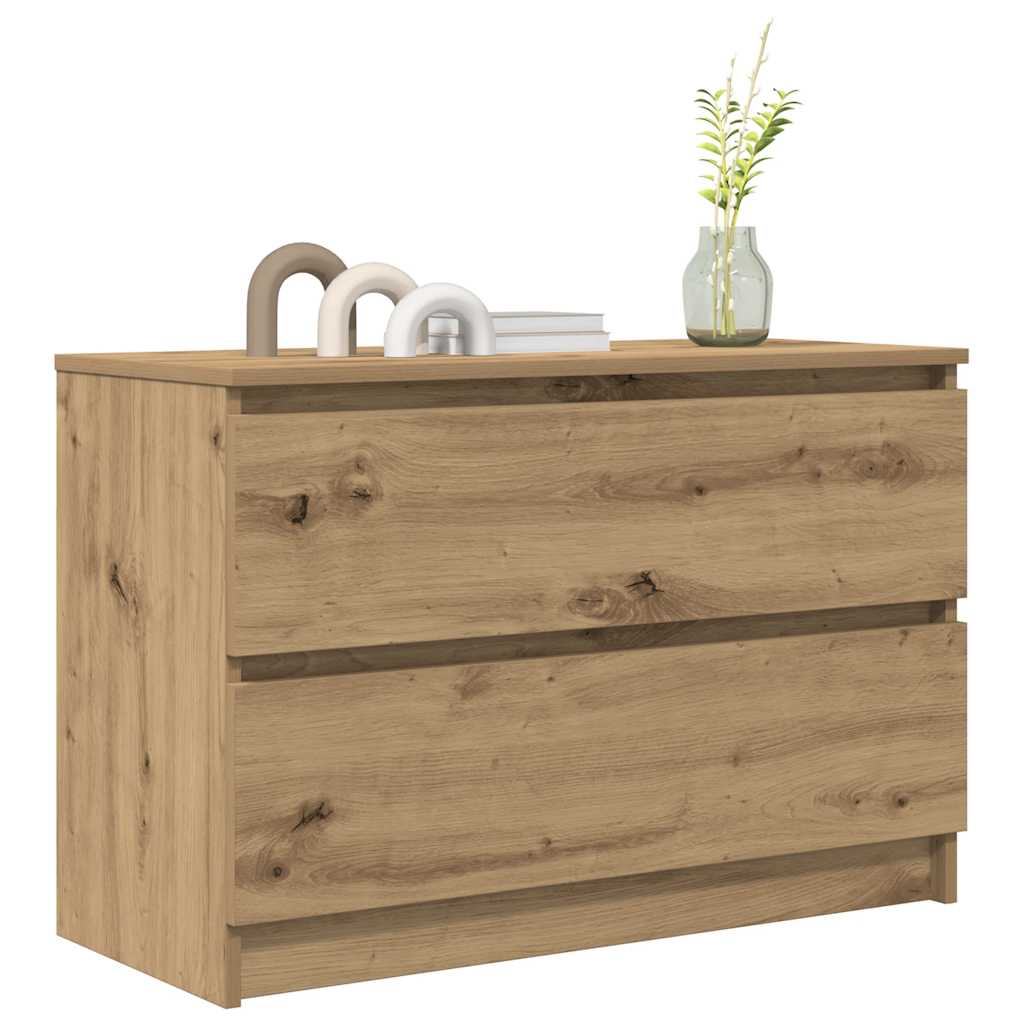 TV Cabinet Artisan Oak 80x35x54 cm Engineered Wood