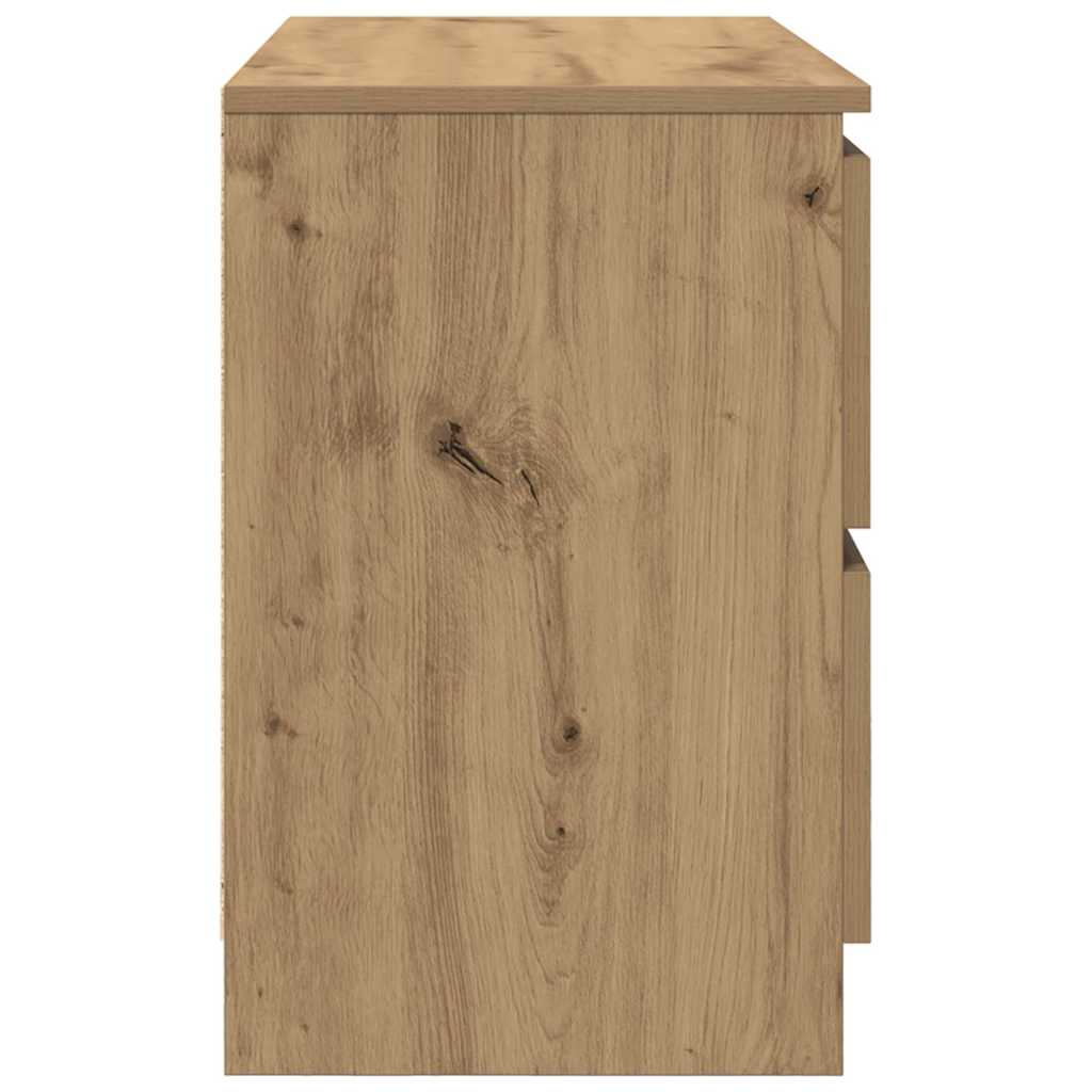 TV Cabinet Artisan Oak 80x35x54 cm Engineered Wood