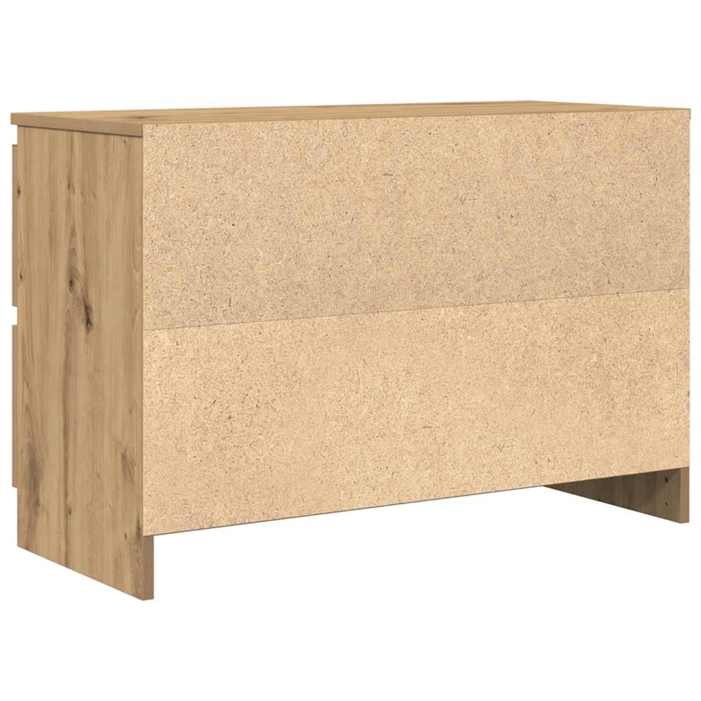 TV Cabinet Artisan Oak 80x35x54 cm Engineered Wood