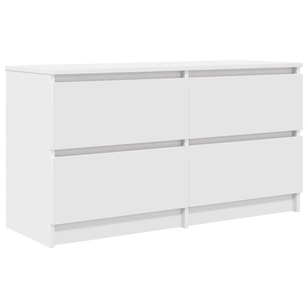 TV Cabinet White 100x35x54 cm Engineered Wood