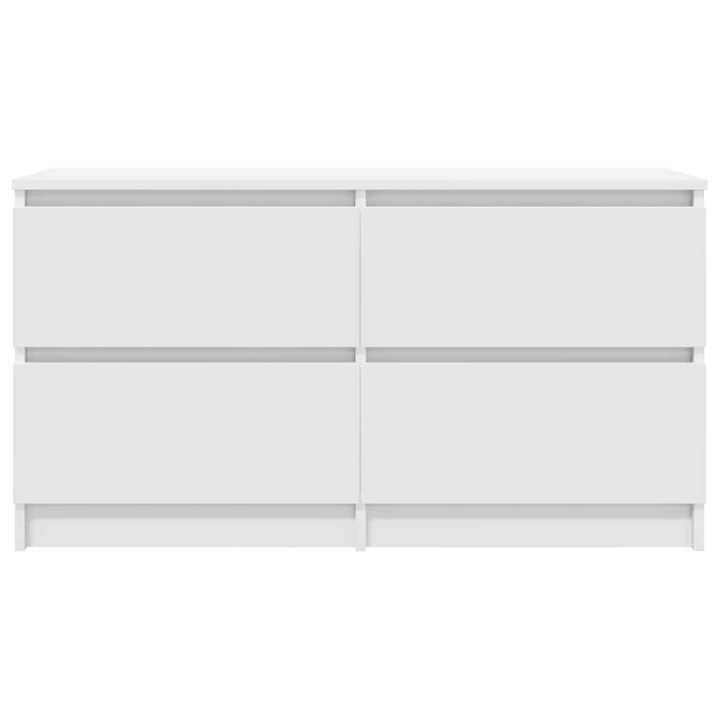 TV Cabinet White 100x35x54 cm Engineered Wood