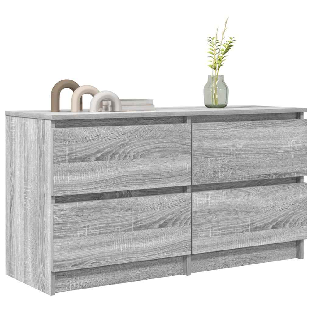 TV Cabinet Grey Sonoma 100x35x54 cm Engineered Wood