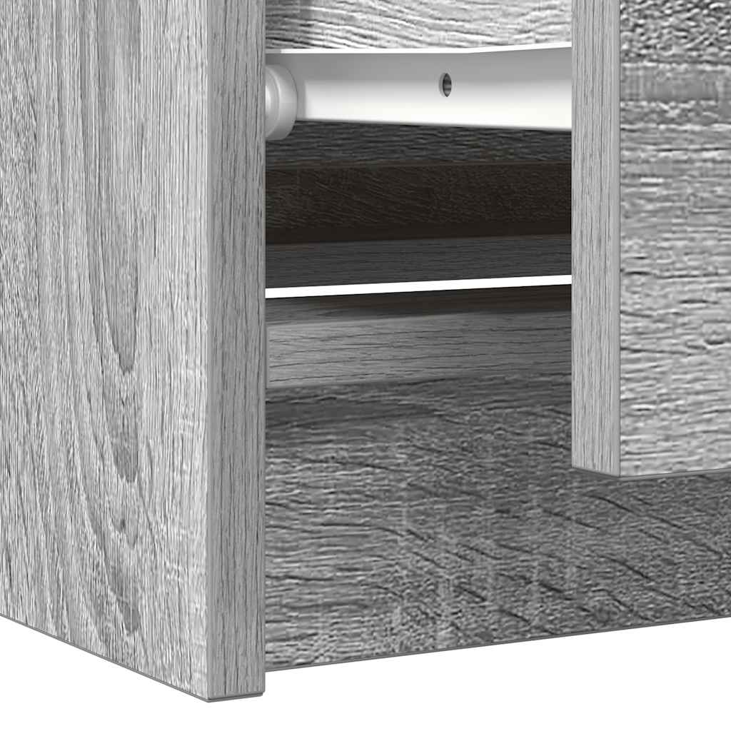 TV Cabinet Grey Sonoma 100x35x54 cm Engineered Wood