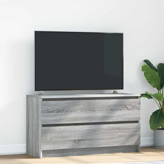 TV Cabinet Grey Sonoma 100x35x54 cm Engineered Wood