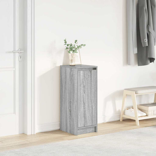 Shoe Cabinet Grey Sonoma 29.5x34x76 cm Engineered Wood