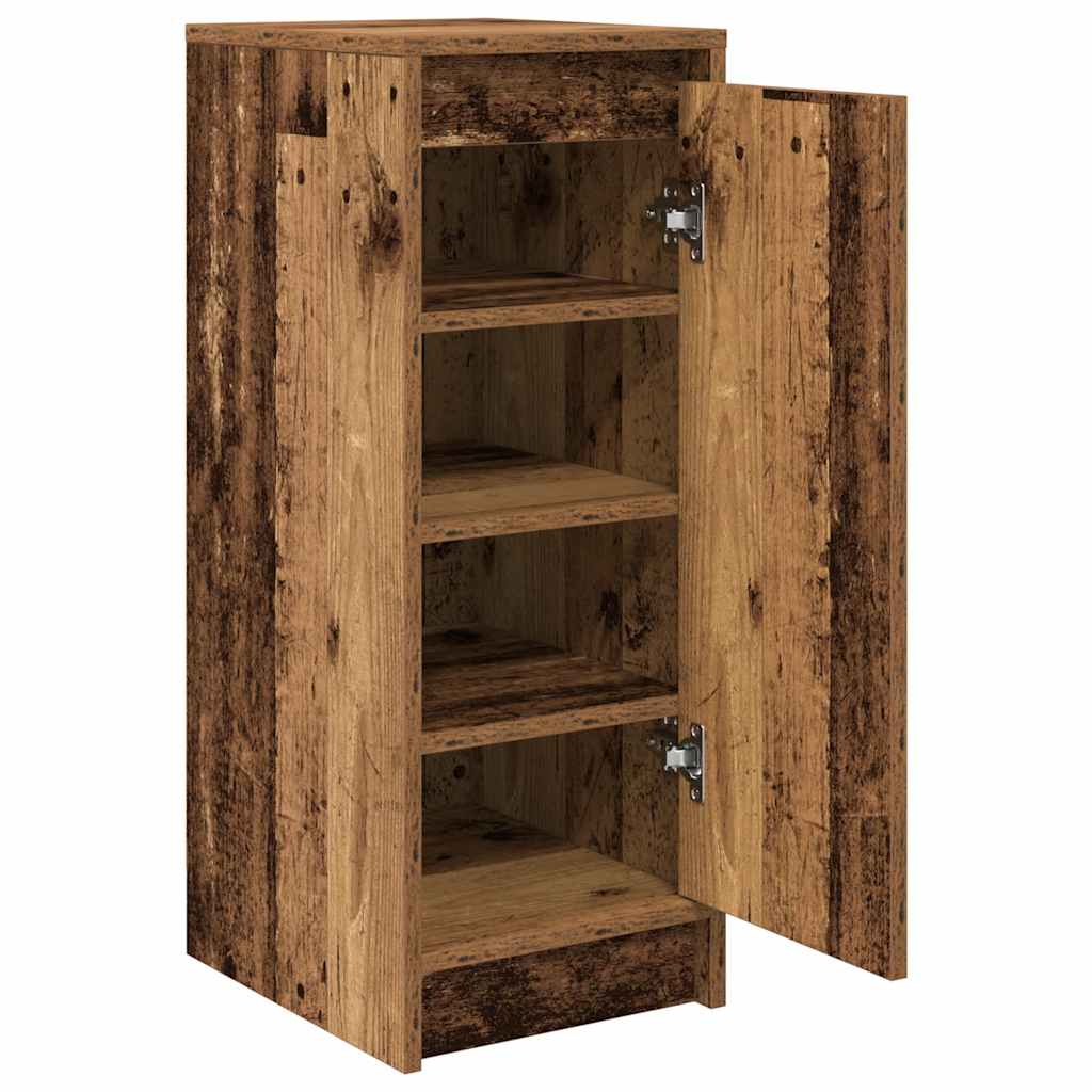 Shoe Cabinet Old Wood 29.5x34x76 cm Engineered Wood