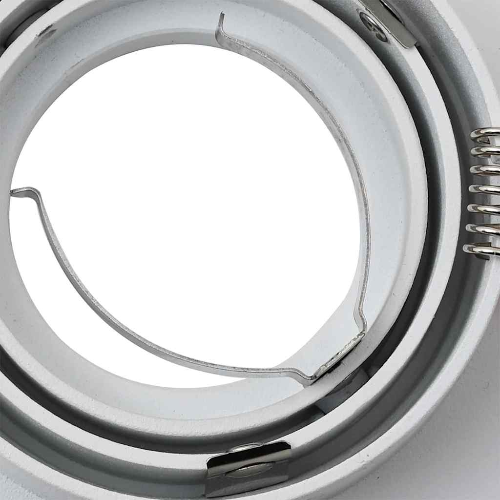 Spotlights with Spotlights 12 pcs White 9 x 9 x cm Aluminium