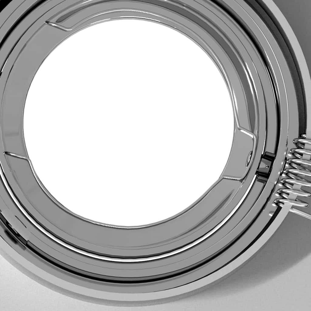 Spotlights with Spotlights 6 pcs Silver 9 x 9 x cm Aluminium