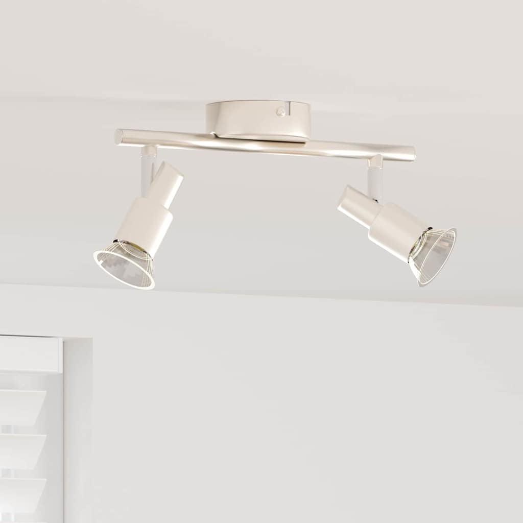 Ceiling Spotlight Brushed Nickel 25.5 x 8 x 11 cm Steel