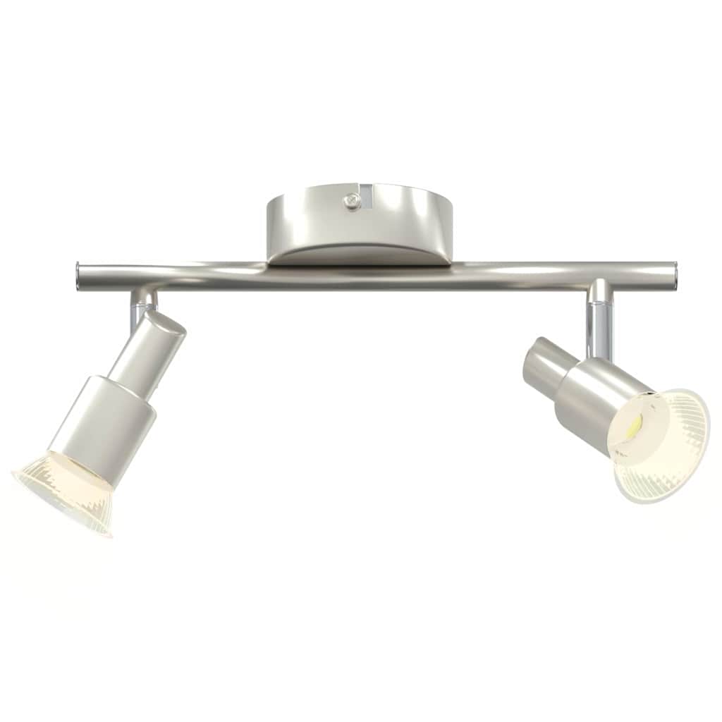 Ceiling Spotlight Brushed Nickel 25.5 x 8 x 11 cm Steel