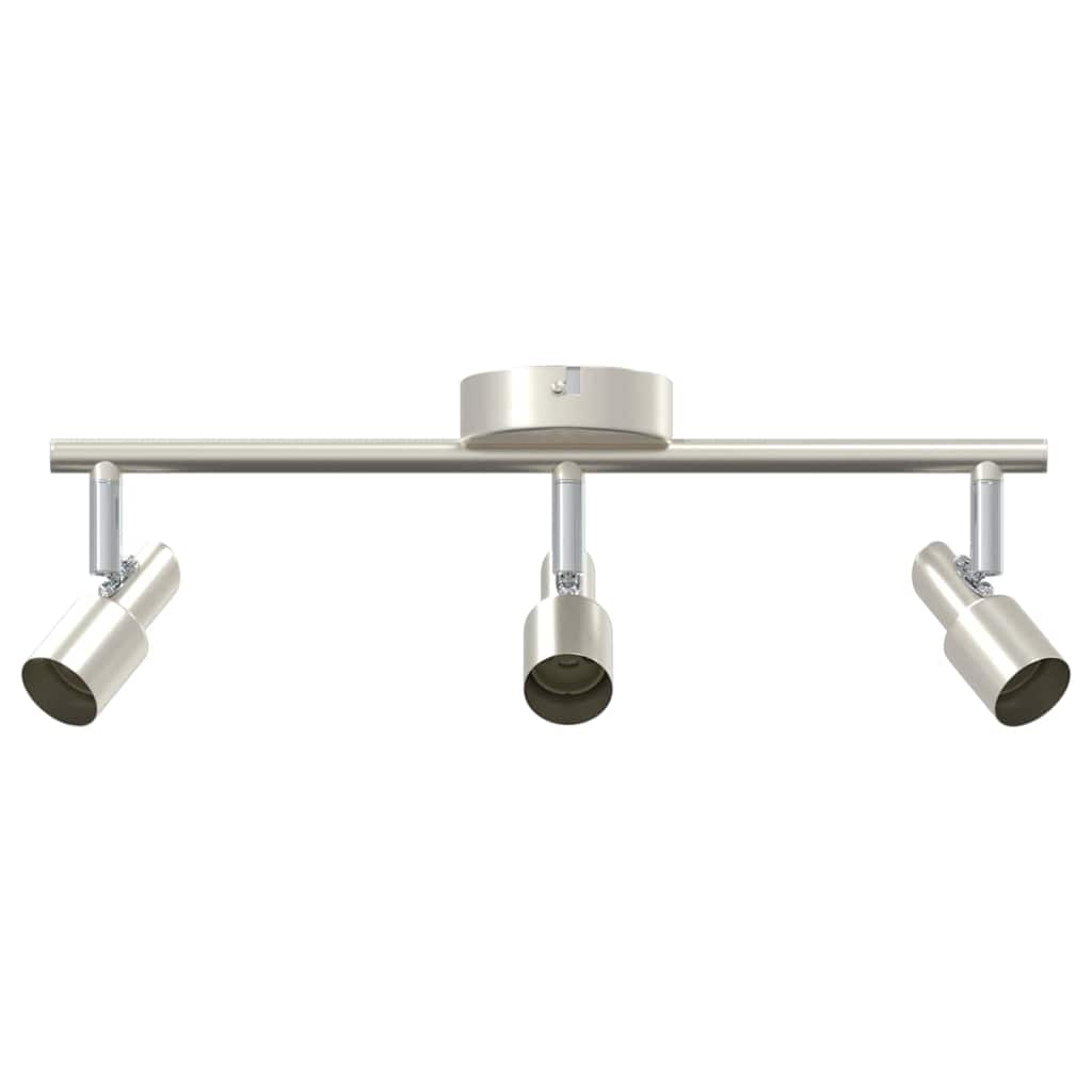 Ceiling Spotlight Brushed Nickel 39 x 10.5 x 10.5 cm Steel