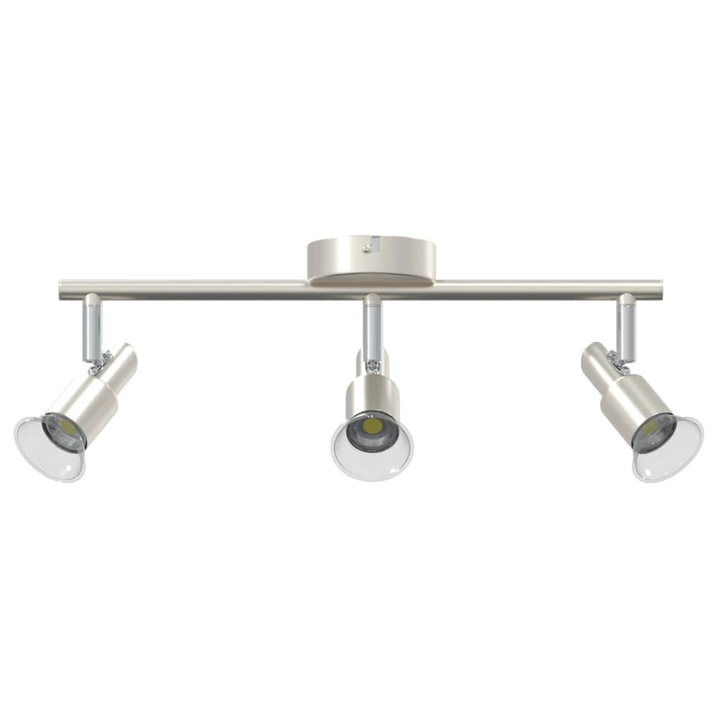 Ceiling Spotlight Brushed Nickel 39 x 10.5 x 10.5 cm Steel