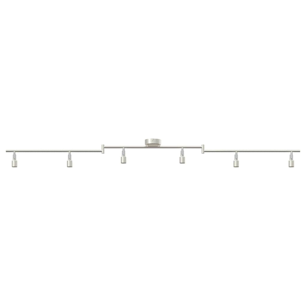Ceiling Spotlight Brushed Nickel 176.5 x 9.5 x 14 cm Steel