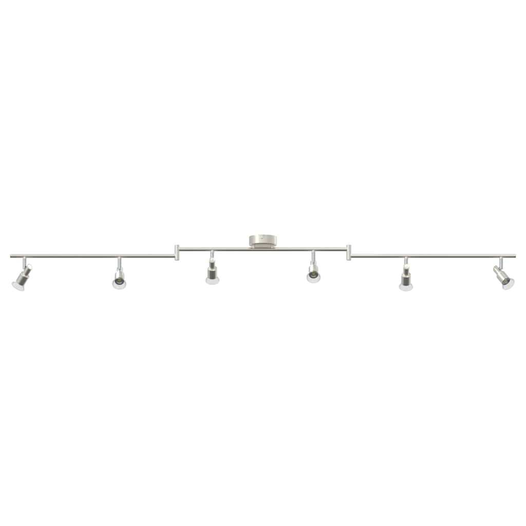 Ceiling Spotlight Brushed Nickel 176.5 x 9.5 x 14 cm Steel