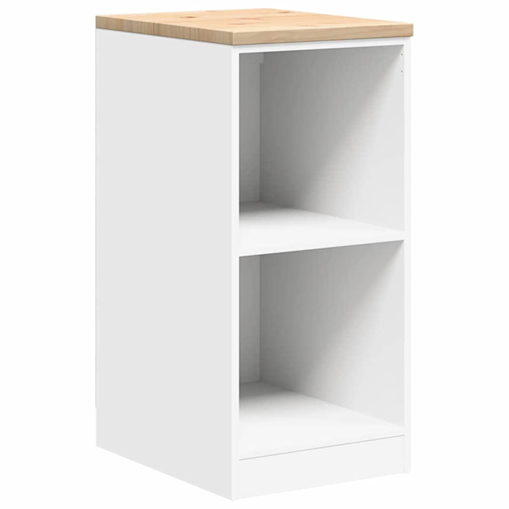 Garage Cabinets 2 pcs White Engineered Wood