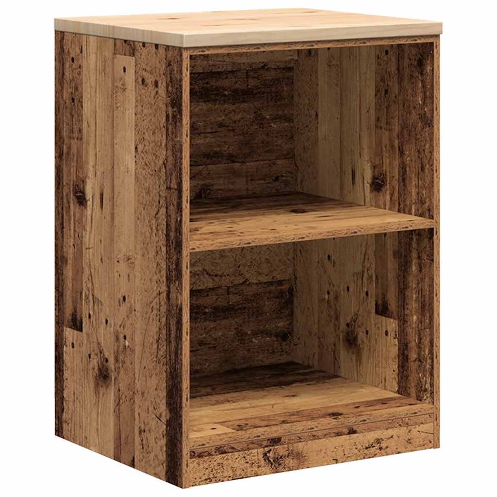 Garage Cabinets 2 pcs Old Wood Engineered Wood