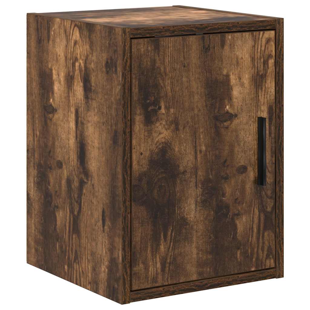 Garage Cabinets 2 pcs Smoked Oak Engineered Wood