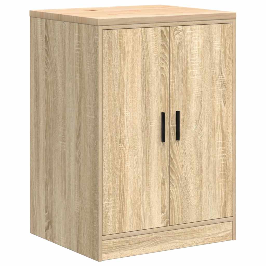 Garage Cabinets 2 pcs Sonoma Oak Engineered Wood