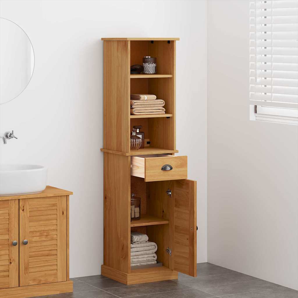 Bathroom Furniture Set VIGO 2 pcs Brown and Honey brown
