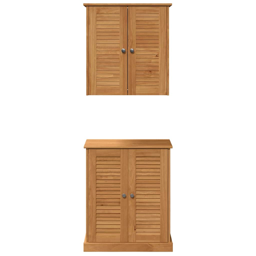 Bathroom Furniture Set VIGO 2 pcs Brown 67.5 x 34 x 80 cm