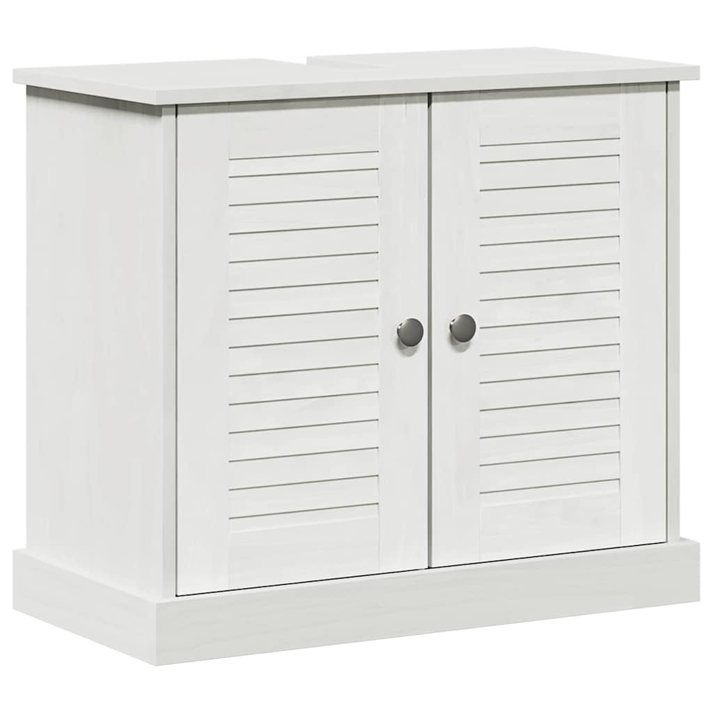 Bathroom Furniture Set 3 pcs Antique white 37 x 34 x 110 cm