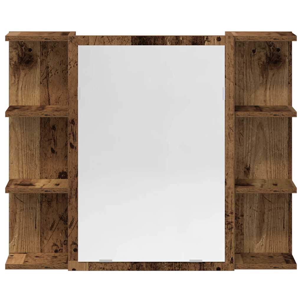 3 Piece Bathroom Furniture Set Old Wood Engineered Wood