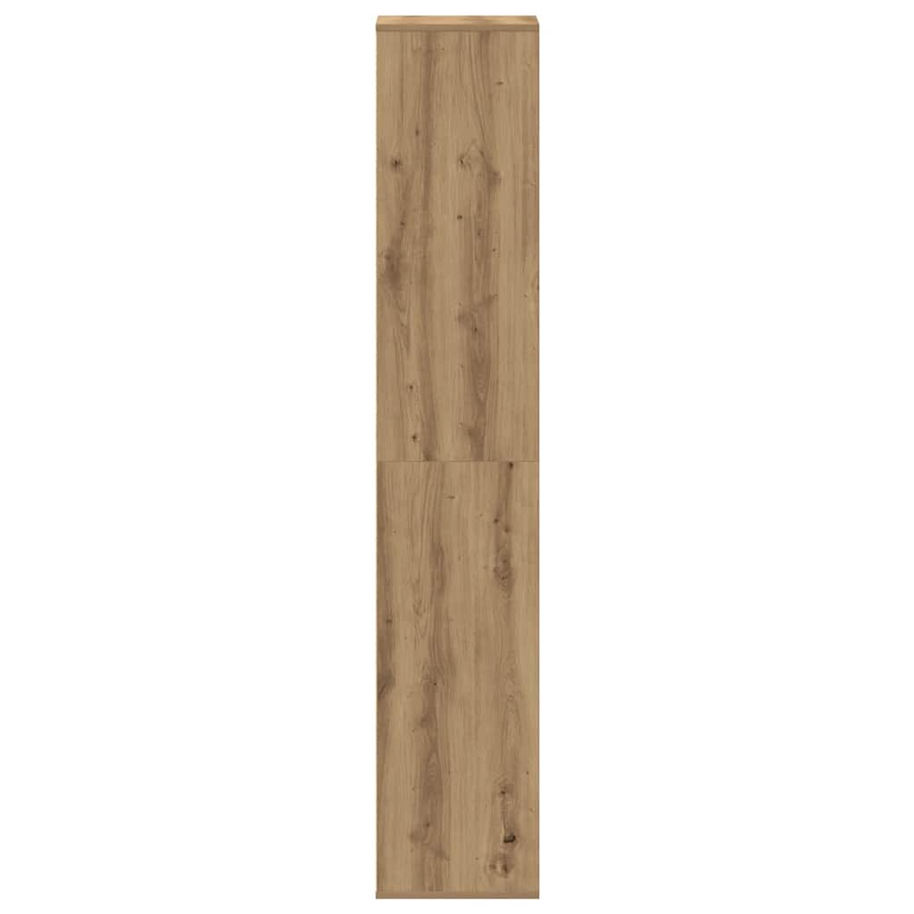 Shoe Cabinet Artisan Oak 54x34x183 cm Engineered Wood