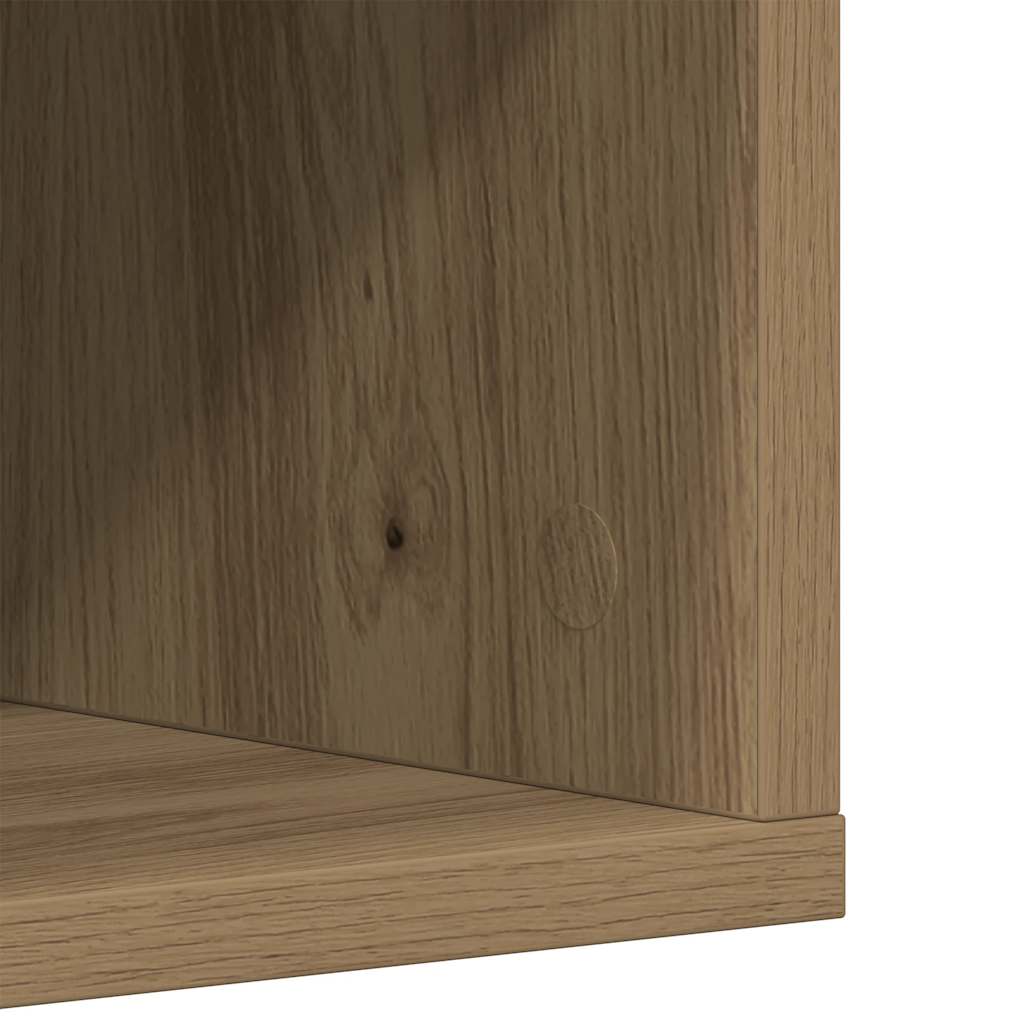 Shoe Cabinet Artisan Oak 54x34x183 cm Engineered Wood