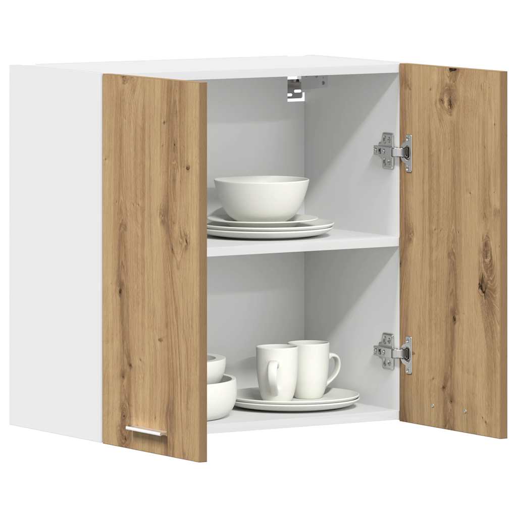 Kitchen Wall Cabinet Lyon Artisan Oak 60x31x60 cm Engineered Wood