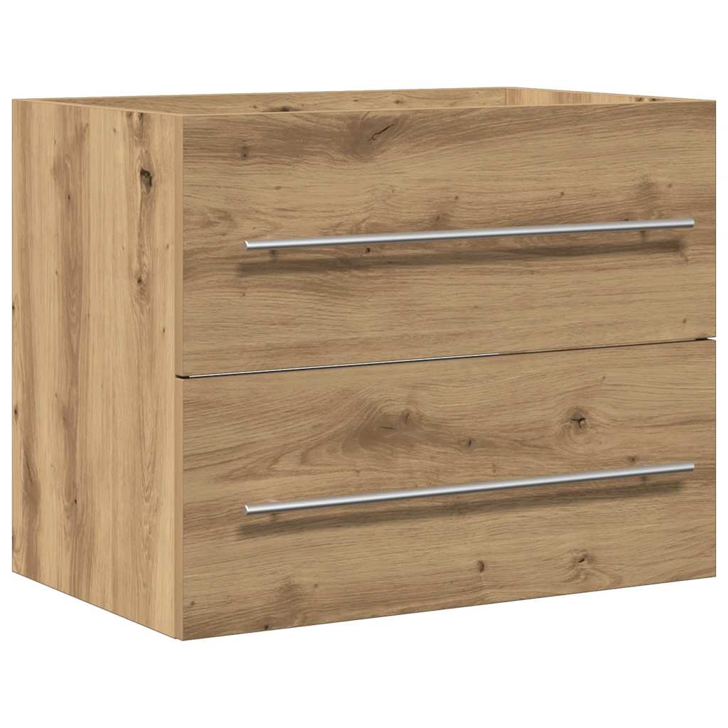 Bathroom Sink Cabinet Artisan Oak 60x38.5x48 cm Engineered Wood