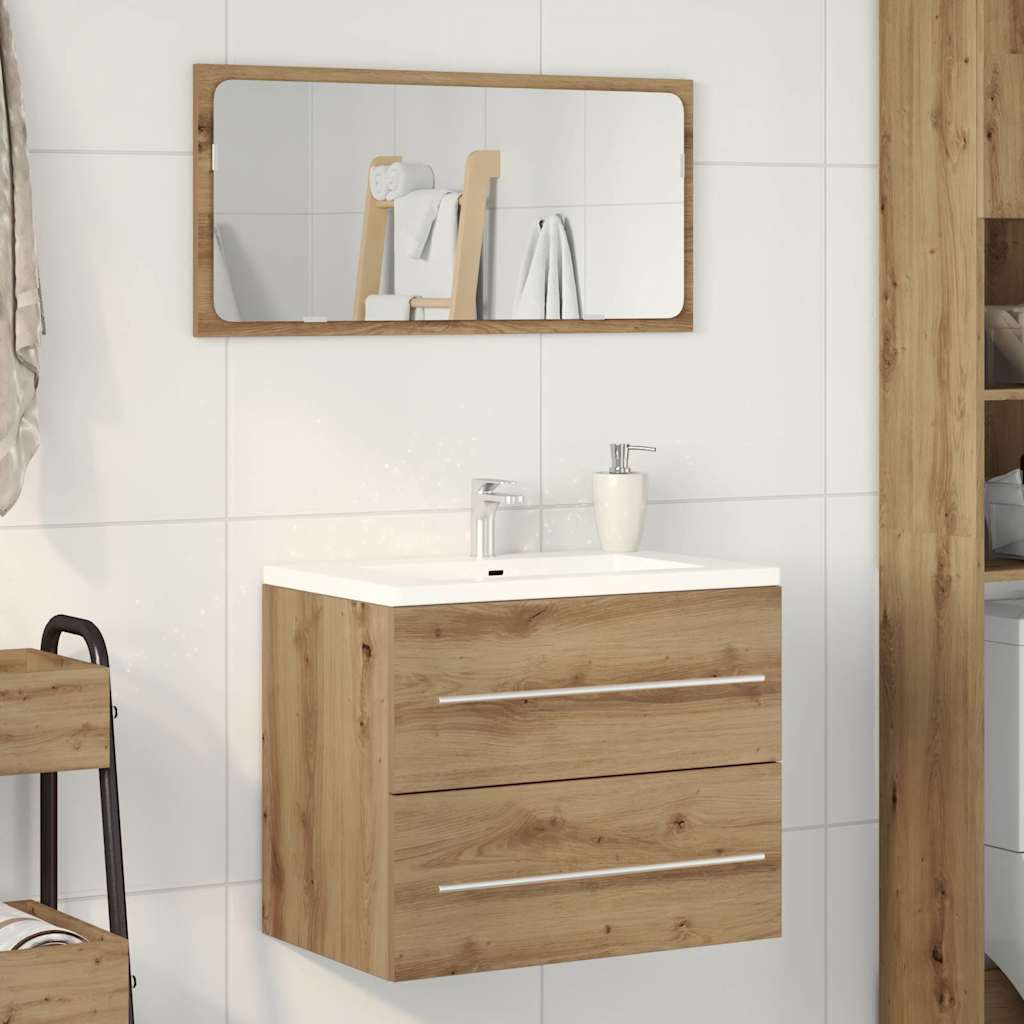 Bathroom Sink Cabinet Artisan Oak 60x38.5x48 cm Engineered Wood