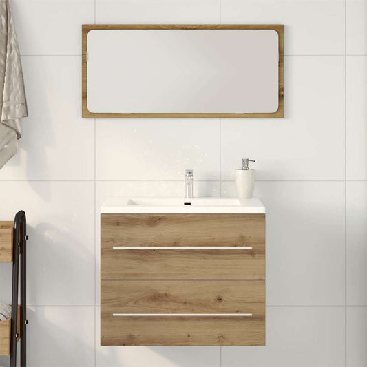 Bathroom Sink Cabinet Artisan Oak 60x38.5x48 cm Engineered Wood