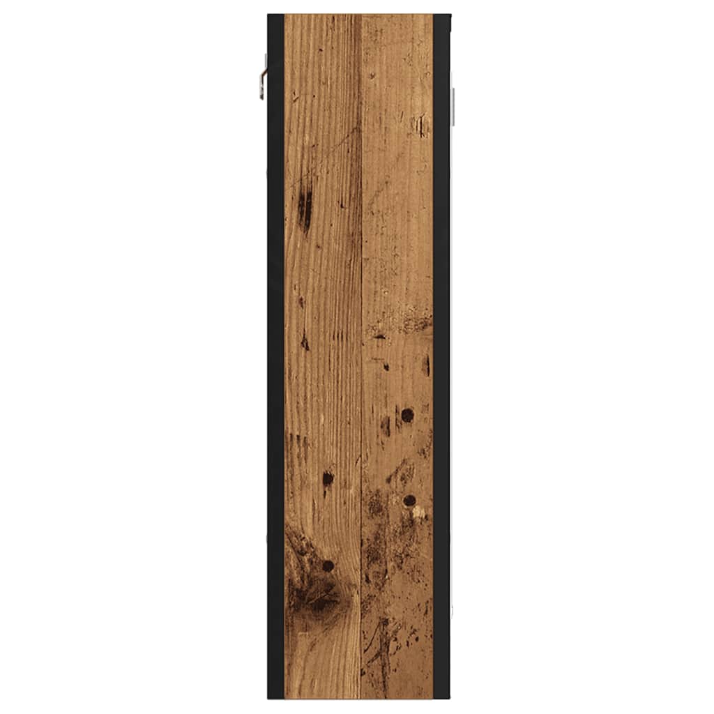 Bathroom Mirror Cabinet Old Wood 60x16x60 cm Engineered Wood