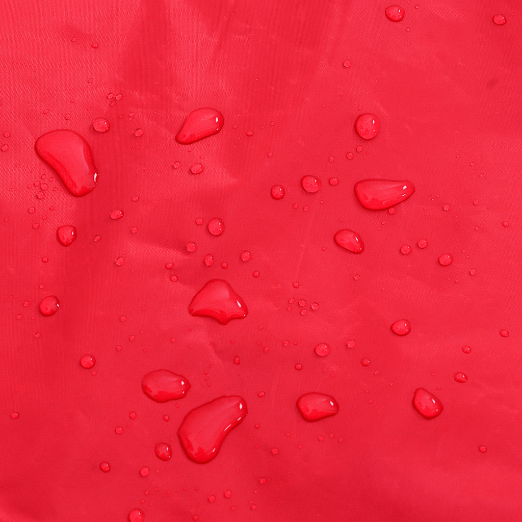 Dog Raincoat with Reflective Strips Polyester Red XS