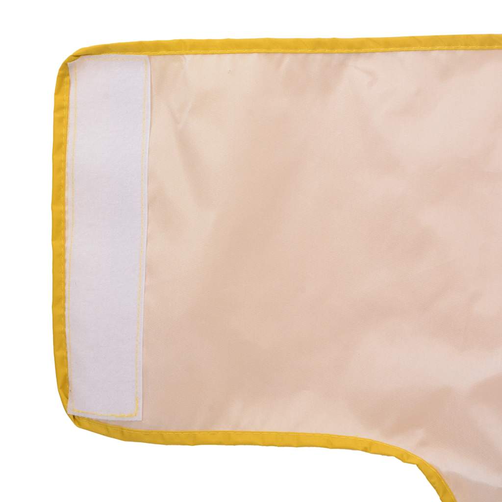 Dog Raincoat with Reflective Strips Polyester Yellow 2XL