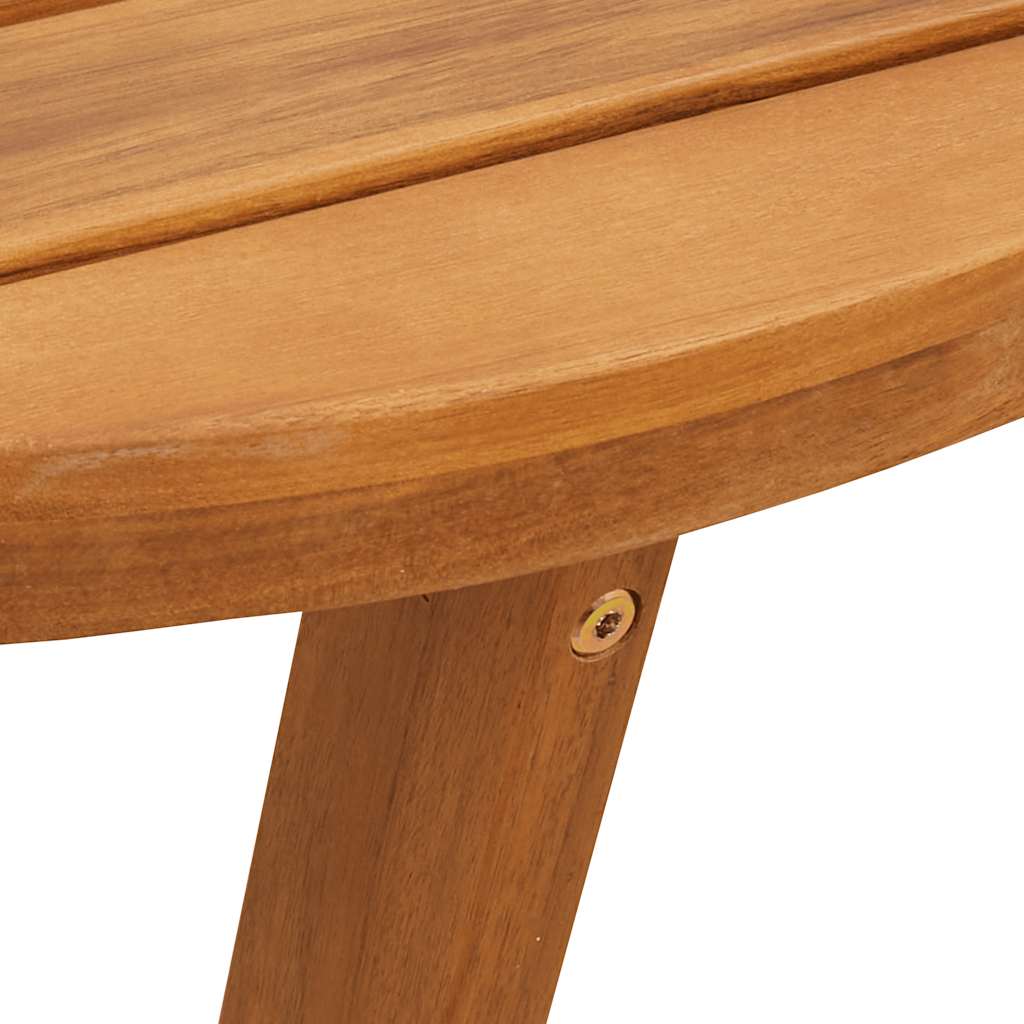 Garden Dining Table Oval 150x90x75 cm Solid Wood Acacia
