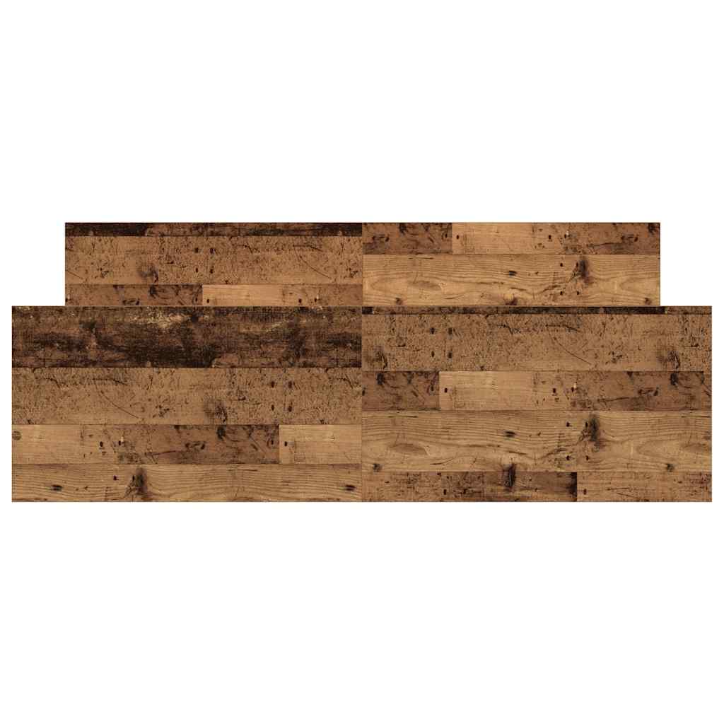 Bed Frame without Mattress Old Wood 140x200cm Engineered Wood