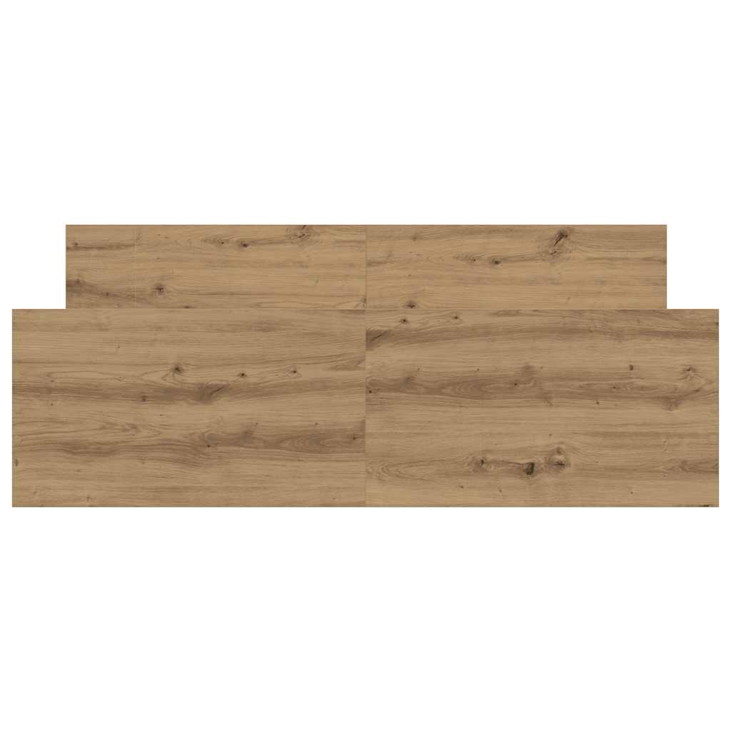 Bed Frame without Mattress Artisan Oak 120x190cm Engineered Wood