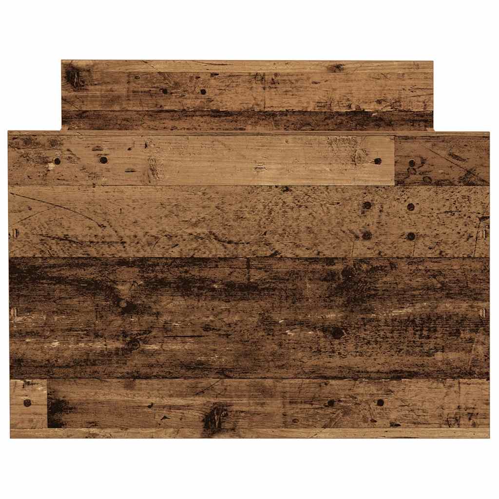 Bed Frame without Mattress Old Wood 90x200cm Engineered Wood
