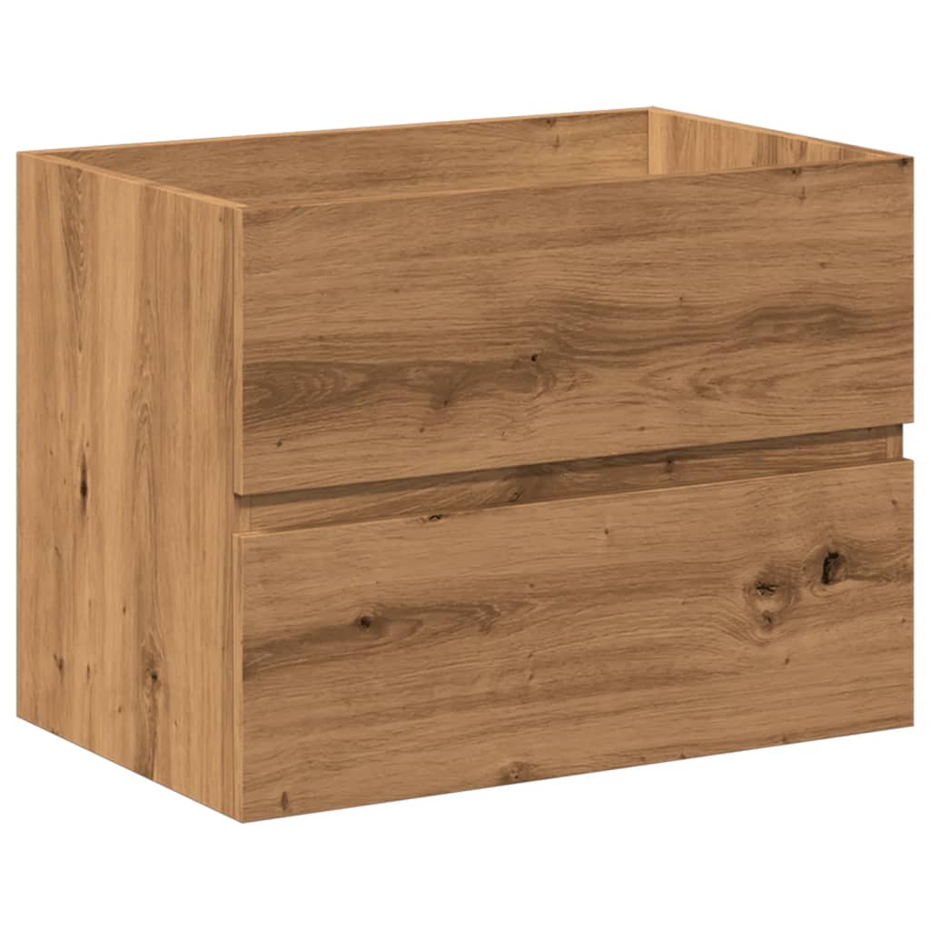 Sink Cabinet with Built-in Basin Artisan Oak