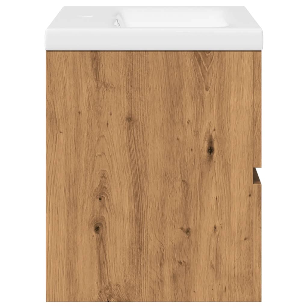Sink Cabinet with Built-in Basin Artisan Oak