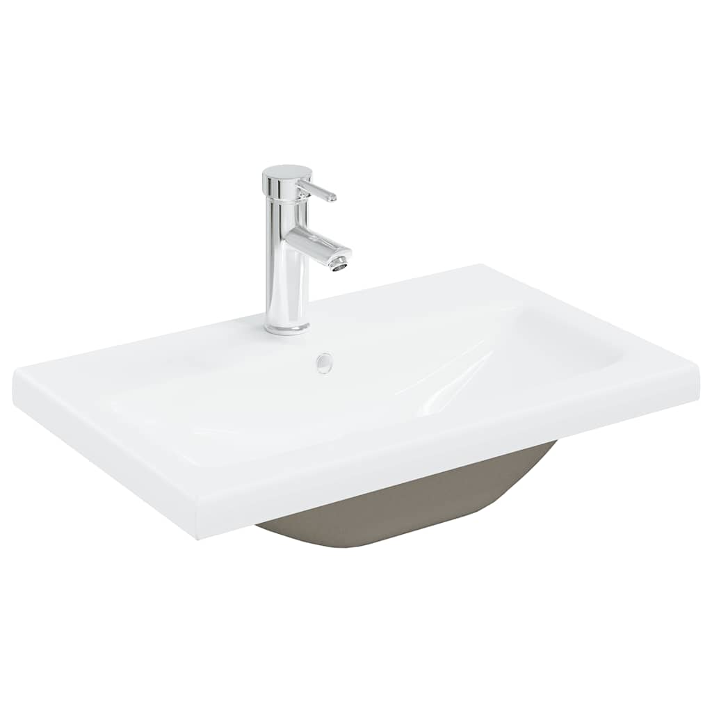 Sink Cabinet with Built-in Basin and Faucet Artisan Oak