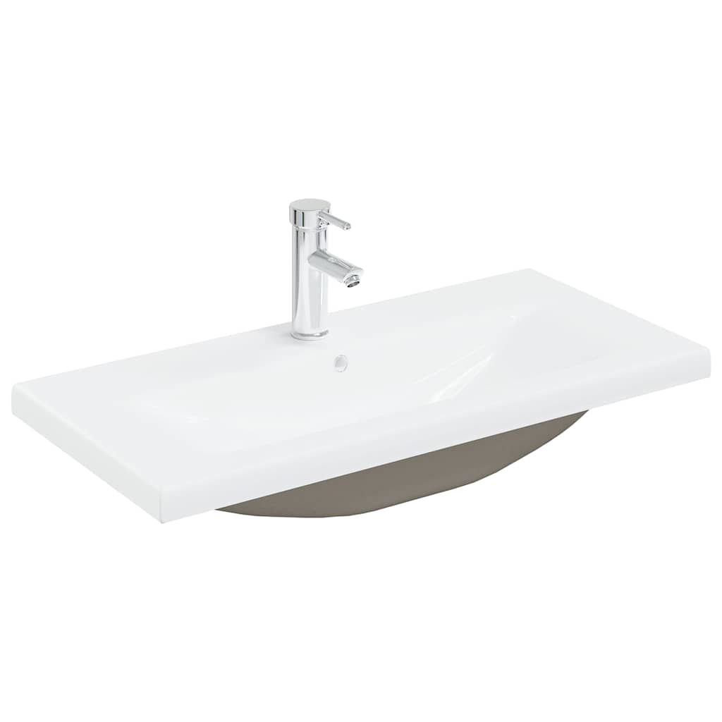 Sink Cabinet with Built-in Basin and Faucet Artisan Oak