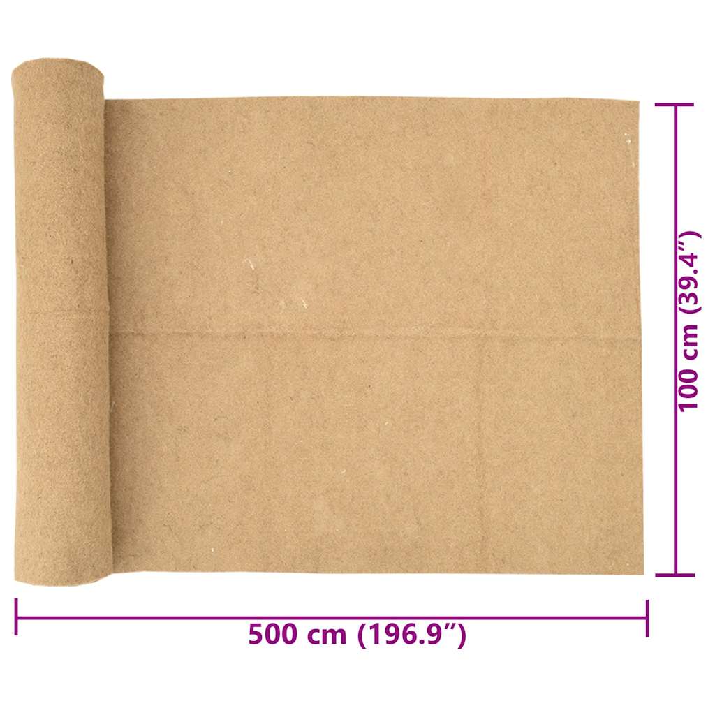 Hemp Mat for Rodents 1x5 m 5 mm